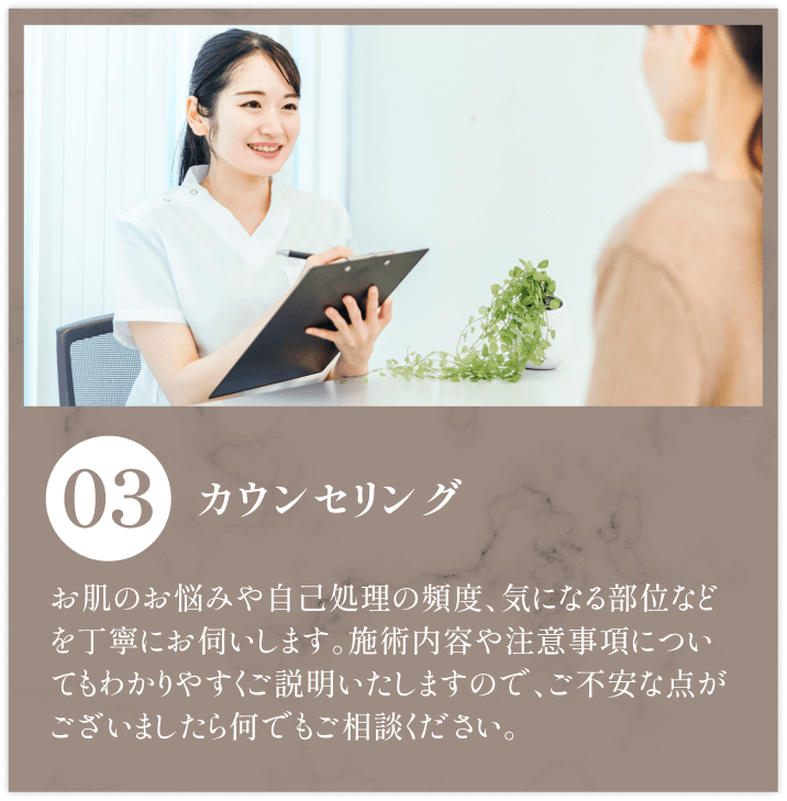 3.カウンセリング